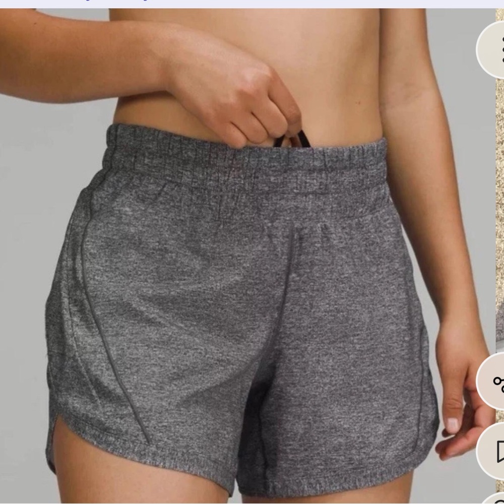 lululemon athletica Women's Charcoal Athletic Shorts